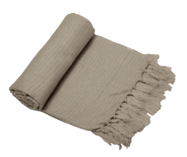 Decorative Beige Blanket 2,00 m x 1.70 m