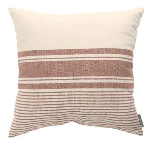 Lupe Cushion Rose and Natural 50 cm X 50 cm