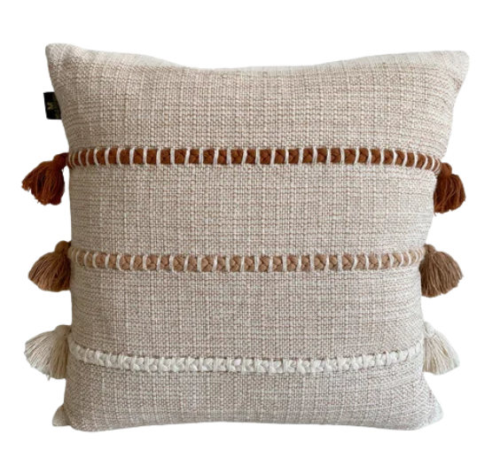 Cojín Atacama Terras y Beige 50 cm X 50 cm