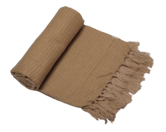 Decorative Brown Blanket 2,00 m x 1.70 m