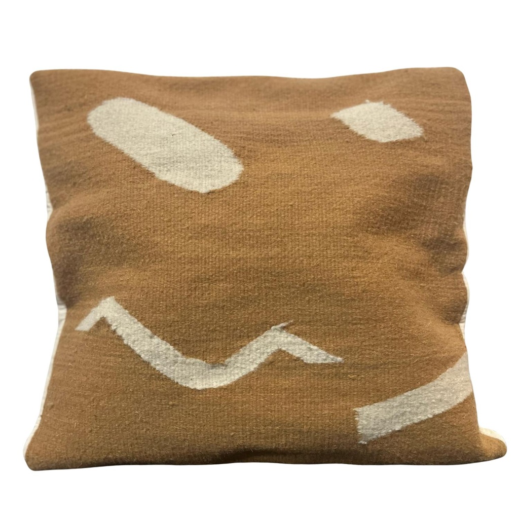 Camel Wool Cushion B 50x50