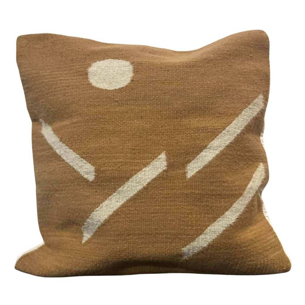 Camel Wool Cushion C 50x50