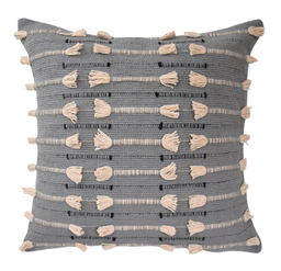 Boat Cushion Blue and Natural 50 cm X 50 cm