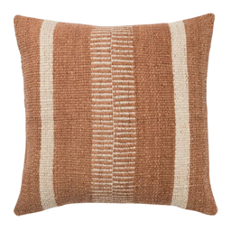 Medi Cushion Terracotta and Natural 50 cm X 50 cm