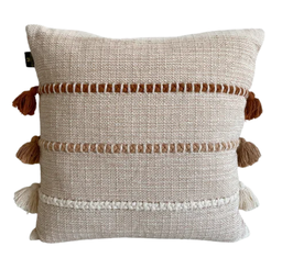 Cojín Atacama Terras y Beige 50 cm X 50 cm