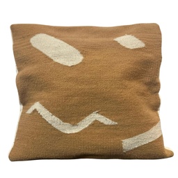 Camel Wool Cushion B 50x50